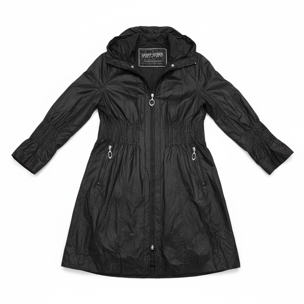 Gerry Weber Black Anorak Women’s 40/US 10 Full Zipper Outdoor Jacket Packable